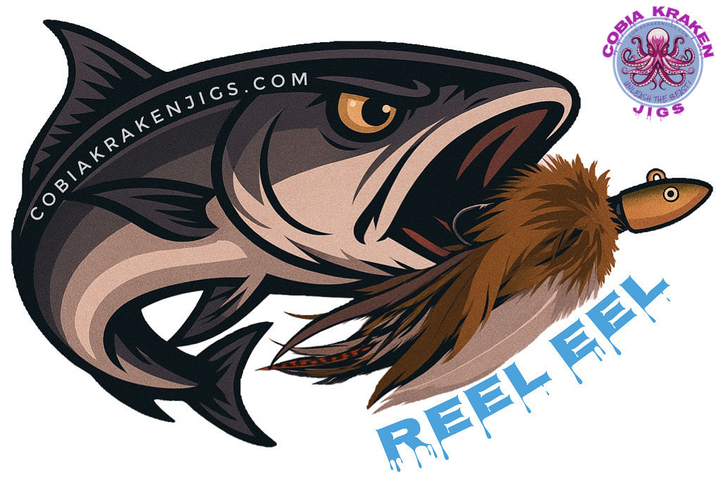 Feathered Cobia Jig - The Reel EEL