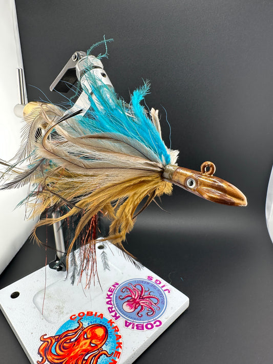 2oz Emu, Ostrich, and Bucktail #1055