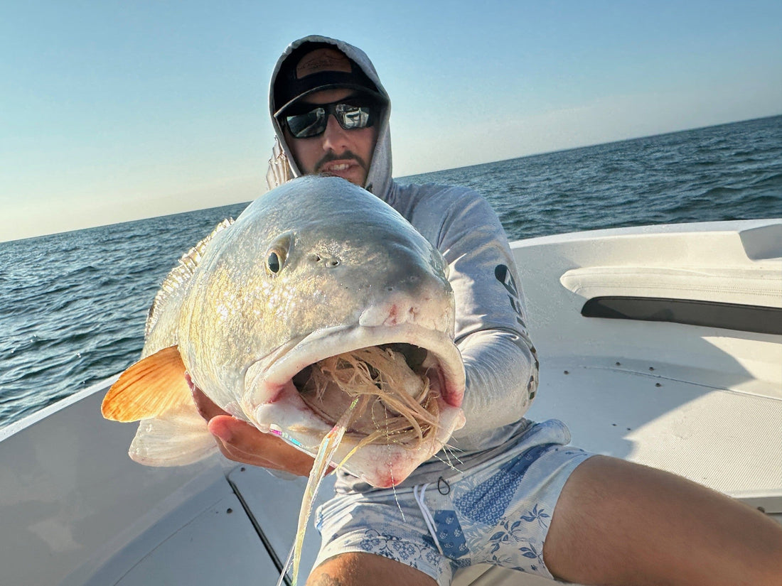Chesapeake Bay Bull Redfish on the Ghost Kraken Jig