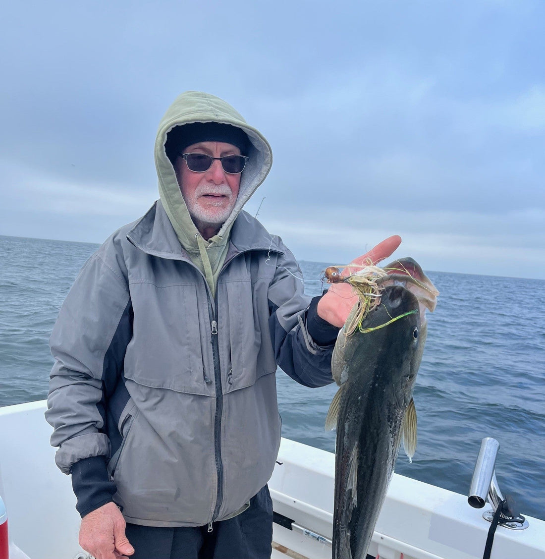 Chesapeake Bay Rockfish on the Bunker Jig
