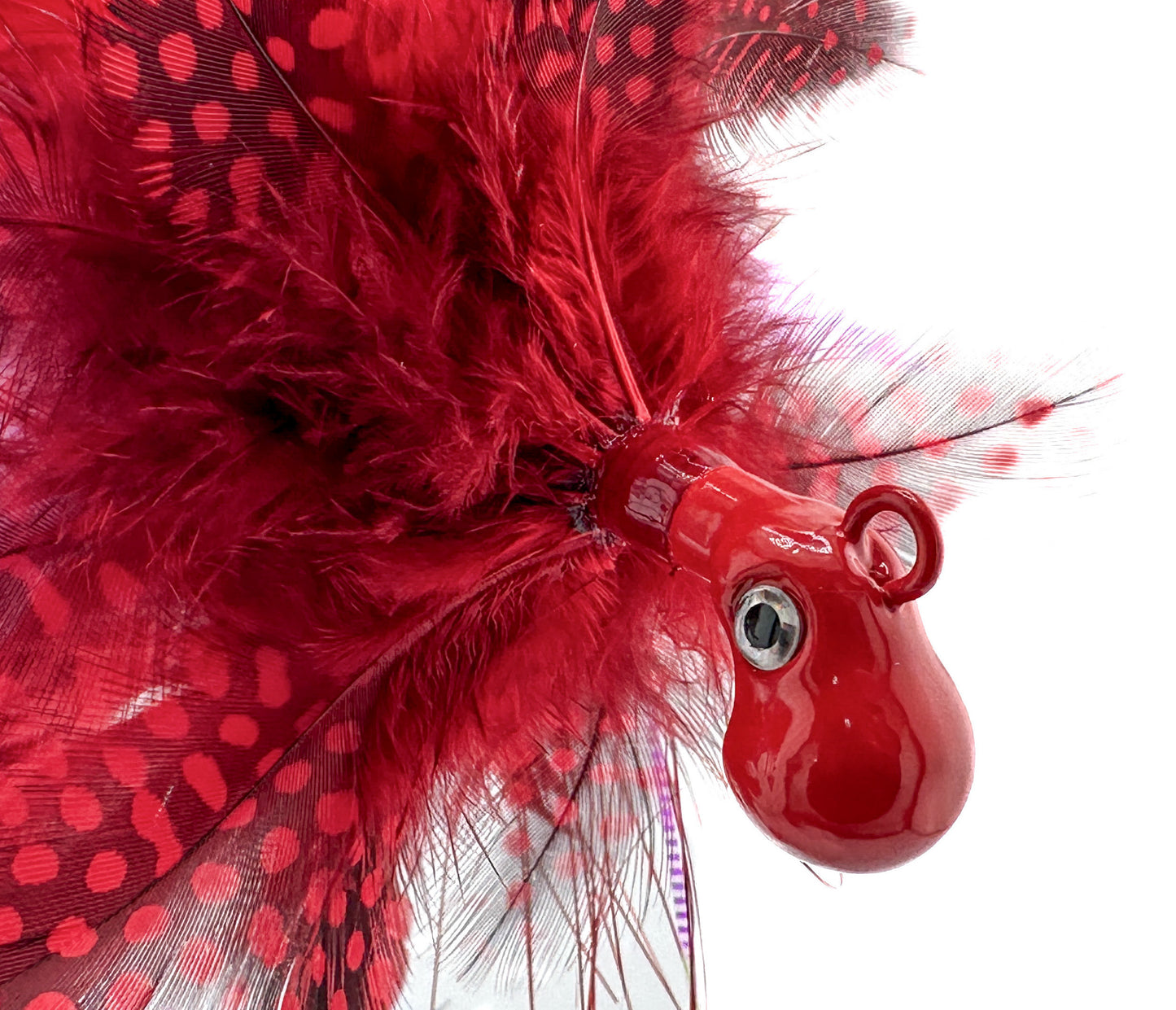 Custom Cherry Red Cobia Jig