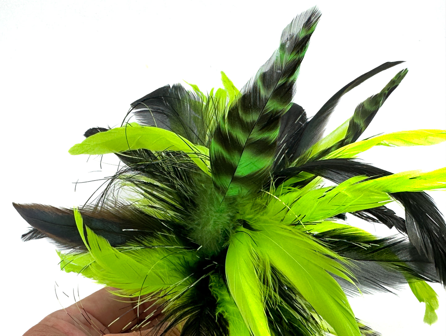 Feathered Cobia Jig - Green Goblin