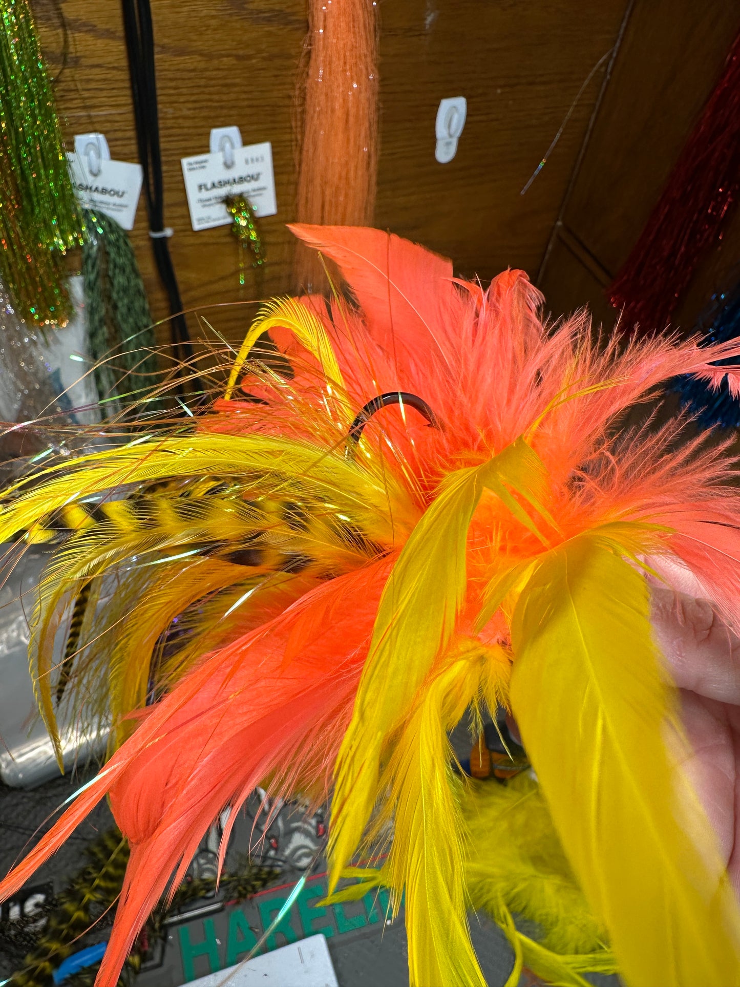 Feathered Cobia Jig - Fire Kraken v1.0