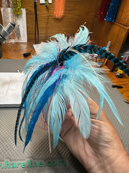 Feathered Cobia Jig - Baby Blue