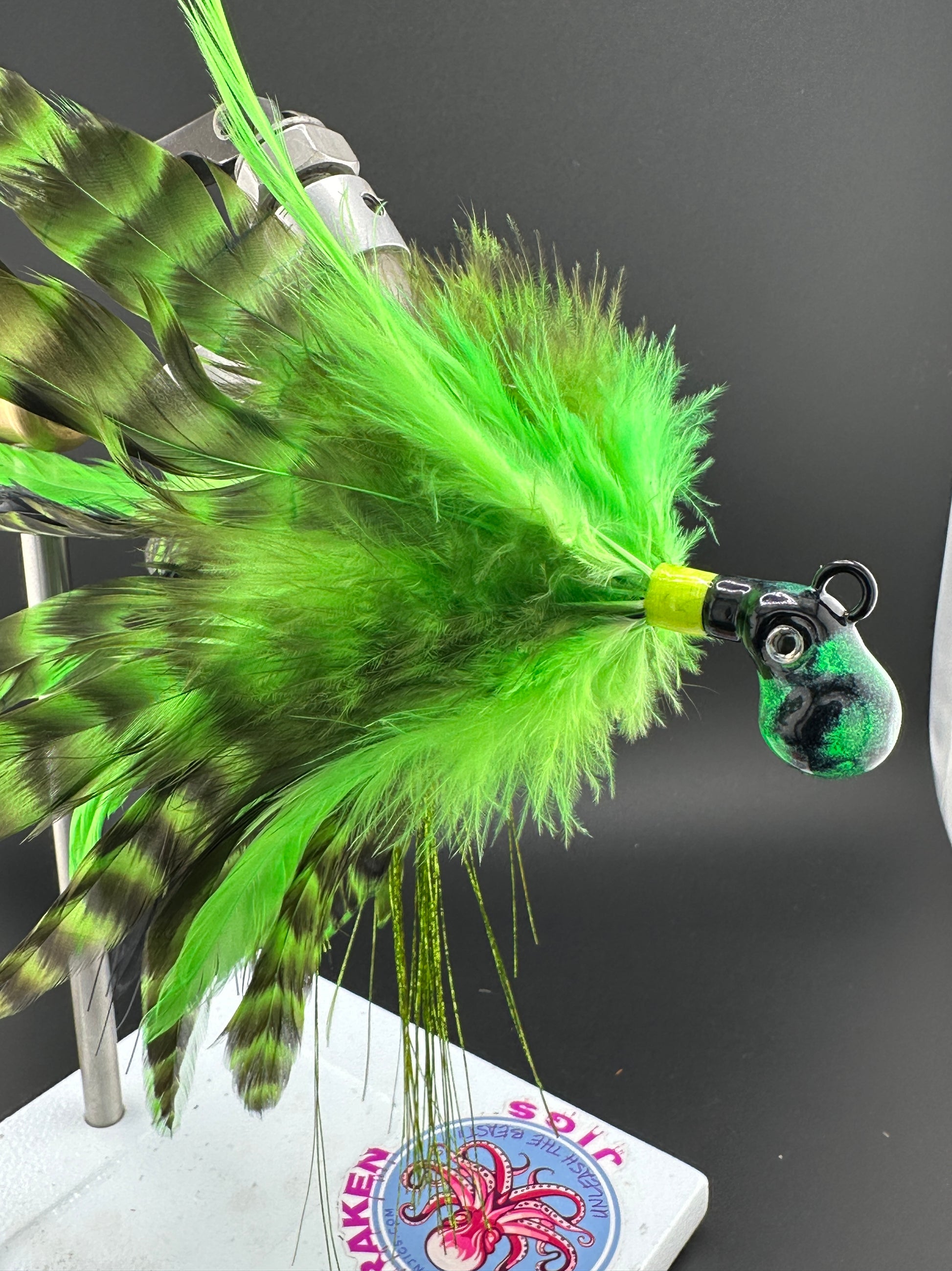 Handmade Cobia Jigs by cobiakrakenjigs.com