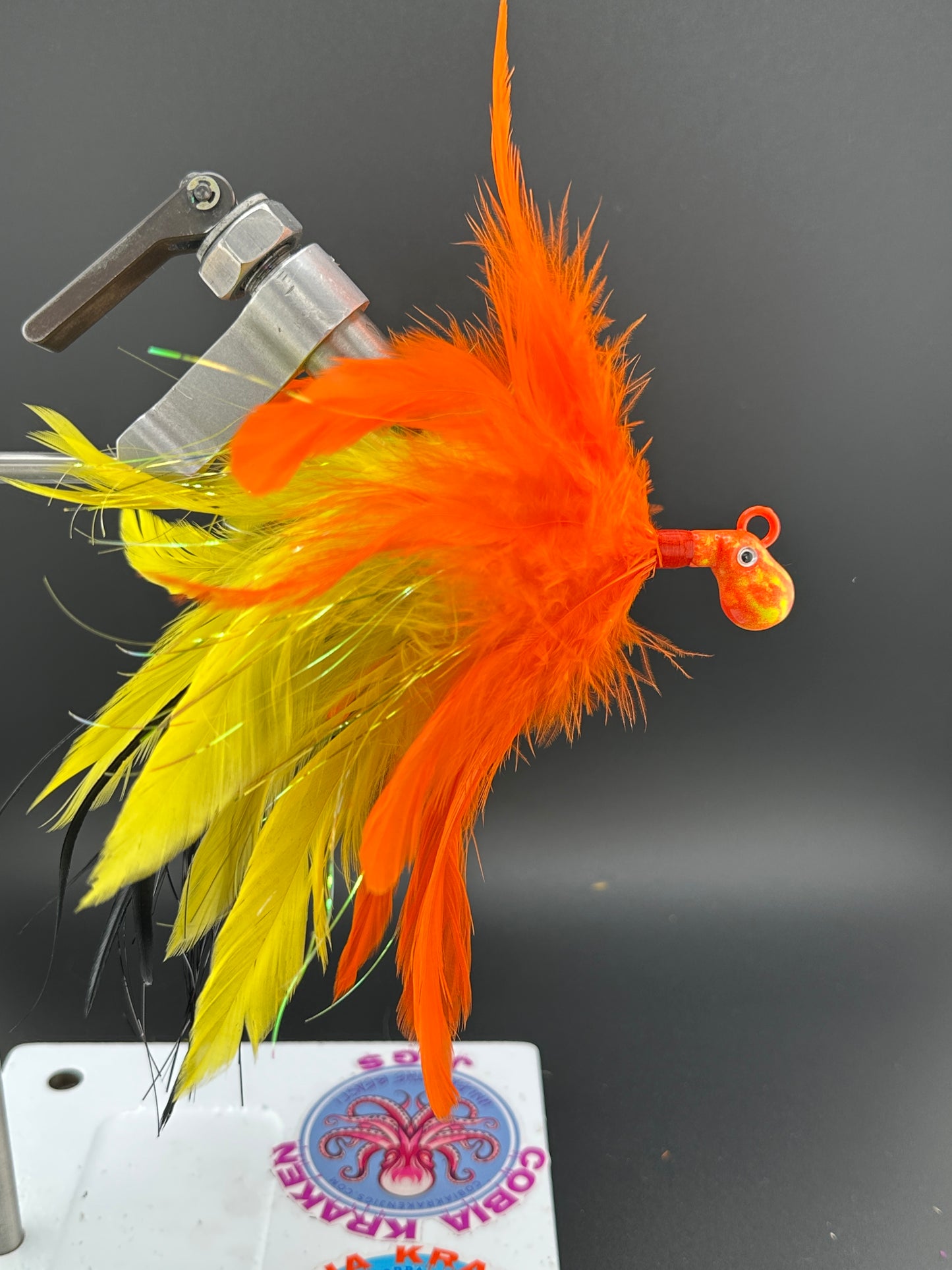 Orange and Yellow Cobia Jigs