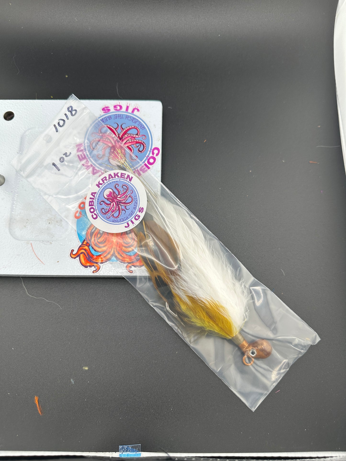 Bunker Jig and Menhaden Feather Jig for CObia