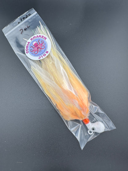 2oz Cobia Feathered Jig