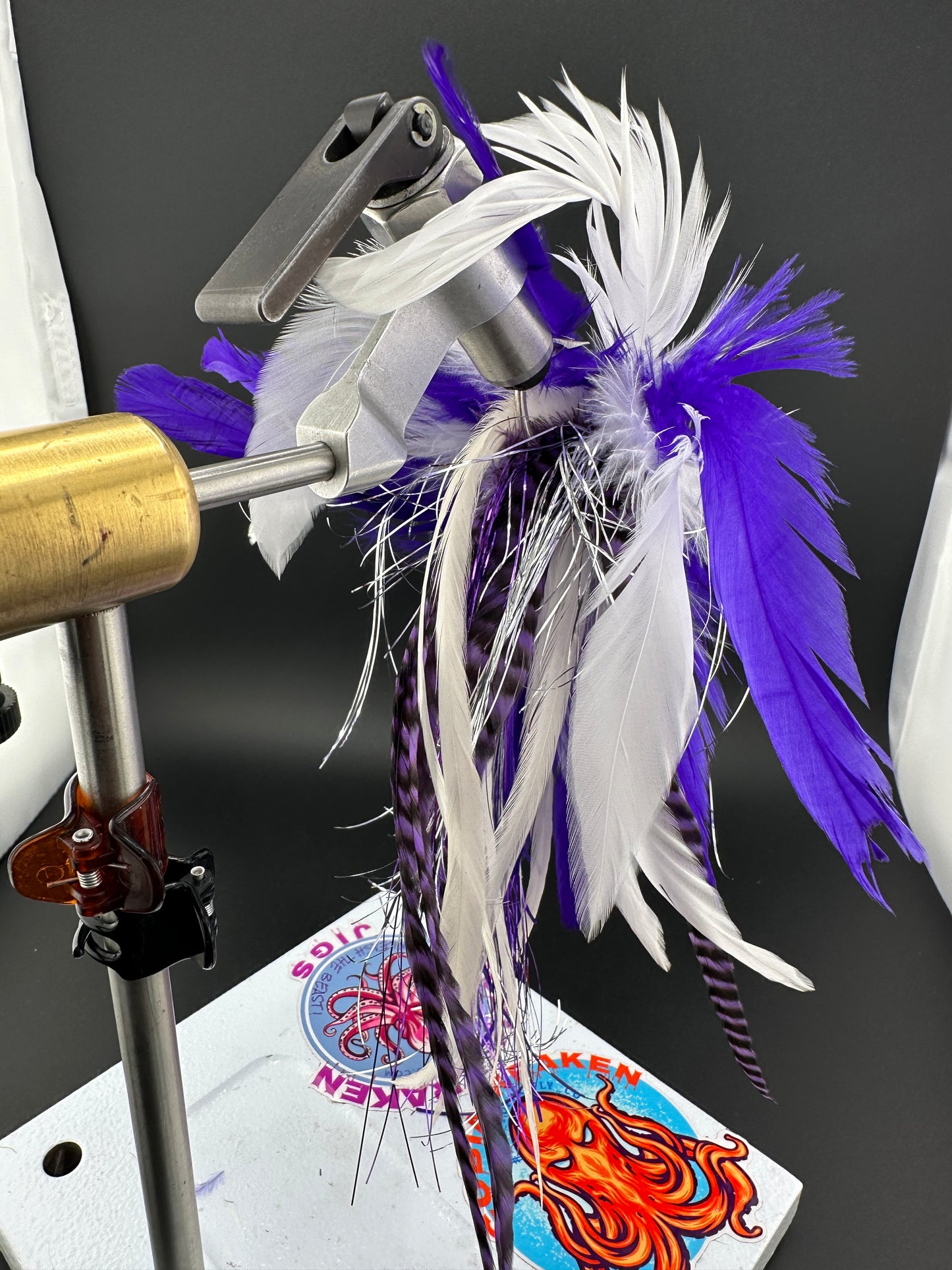 Custom Saltwater Feathered Jigs by Cobia Kraken Jigs