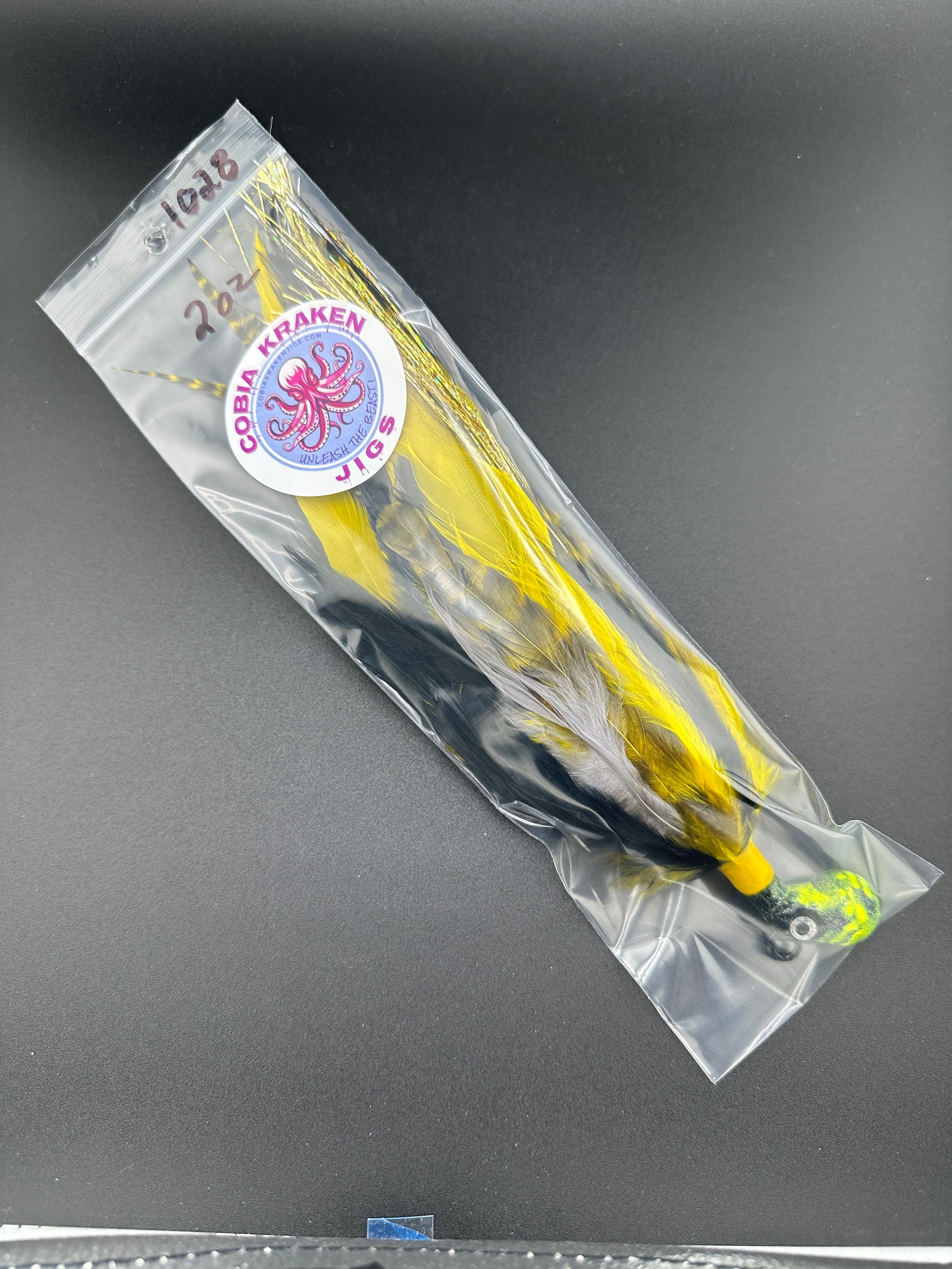 Black and yellow cobia jig for $15