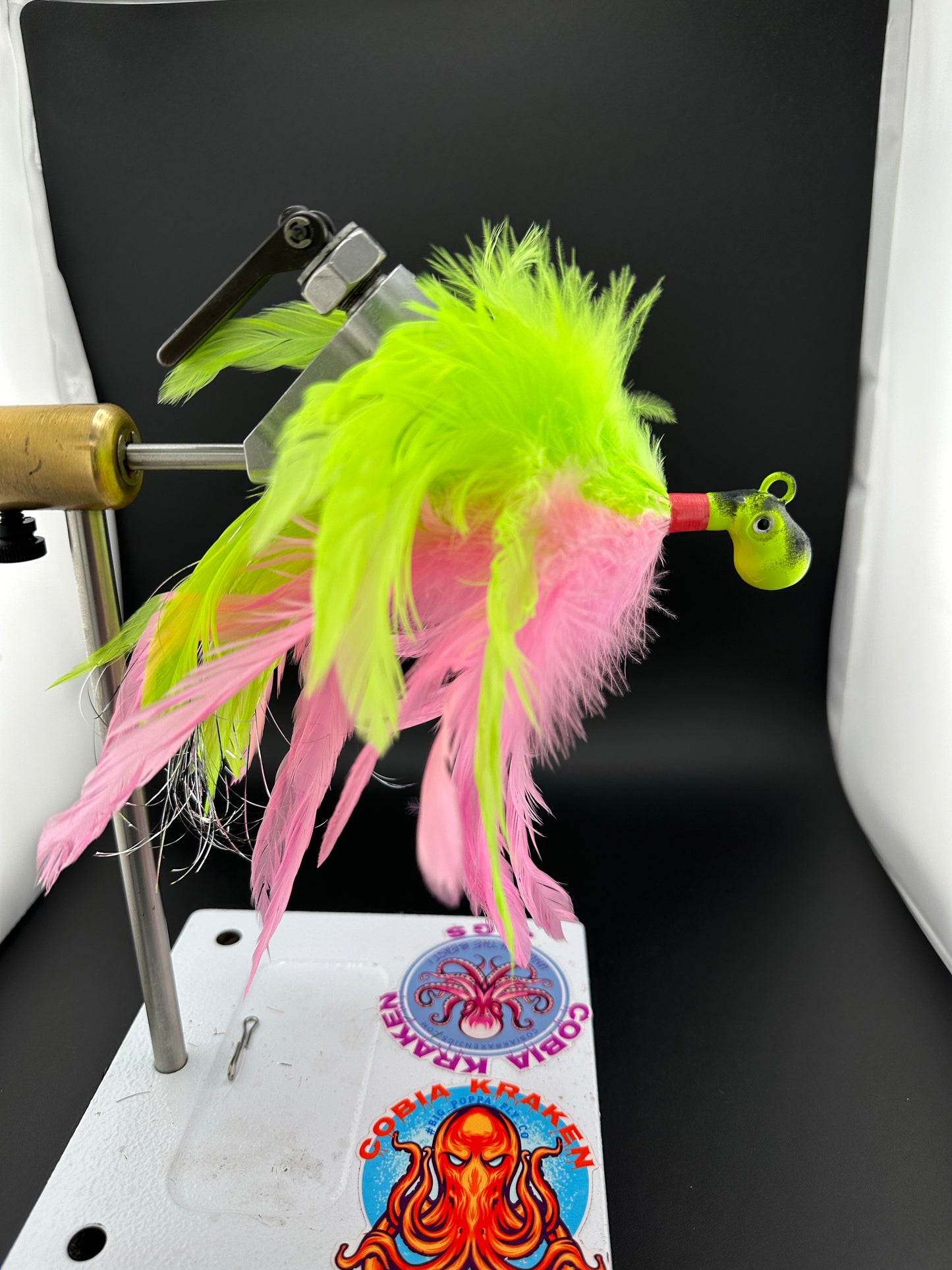 Electric Chicken Cobia Fishing Jig with Octopus Jig Head