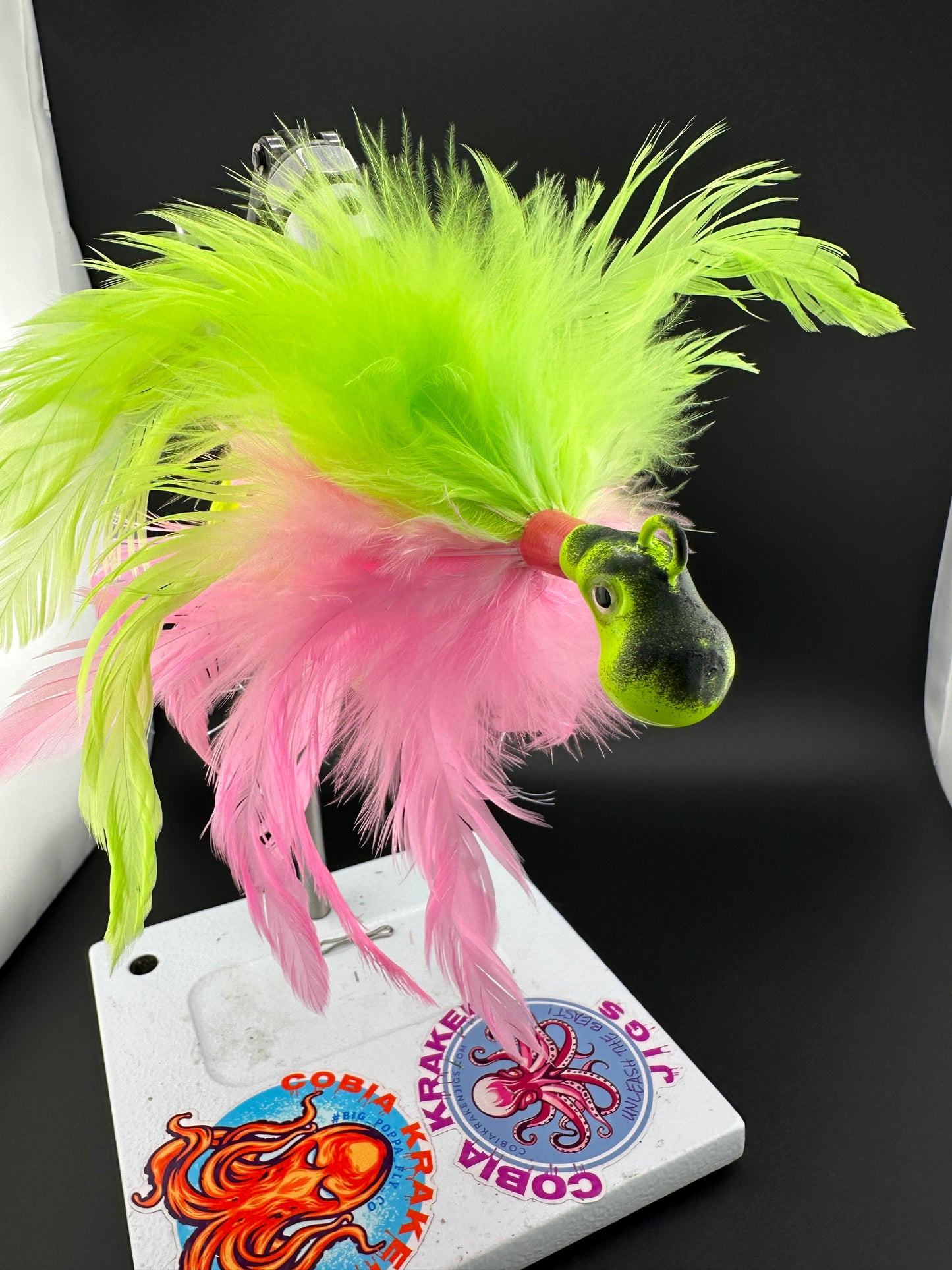 Electric Chicken Cobia Fishing Jig with Octopus Jig Head