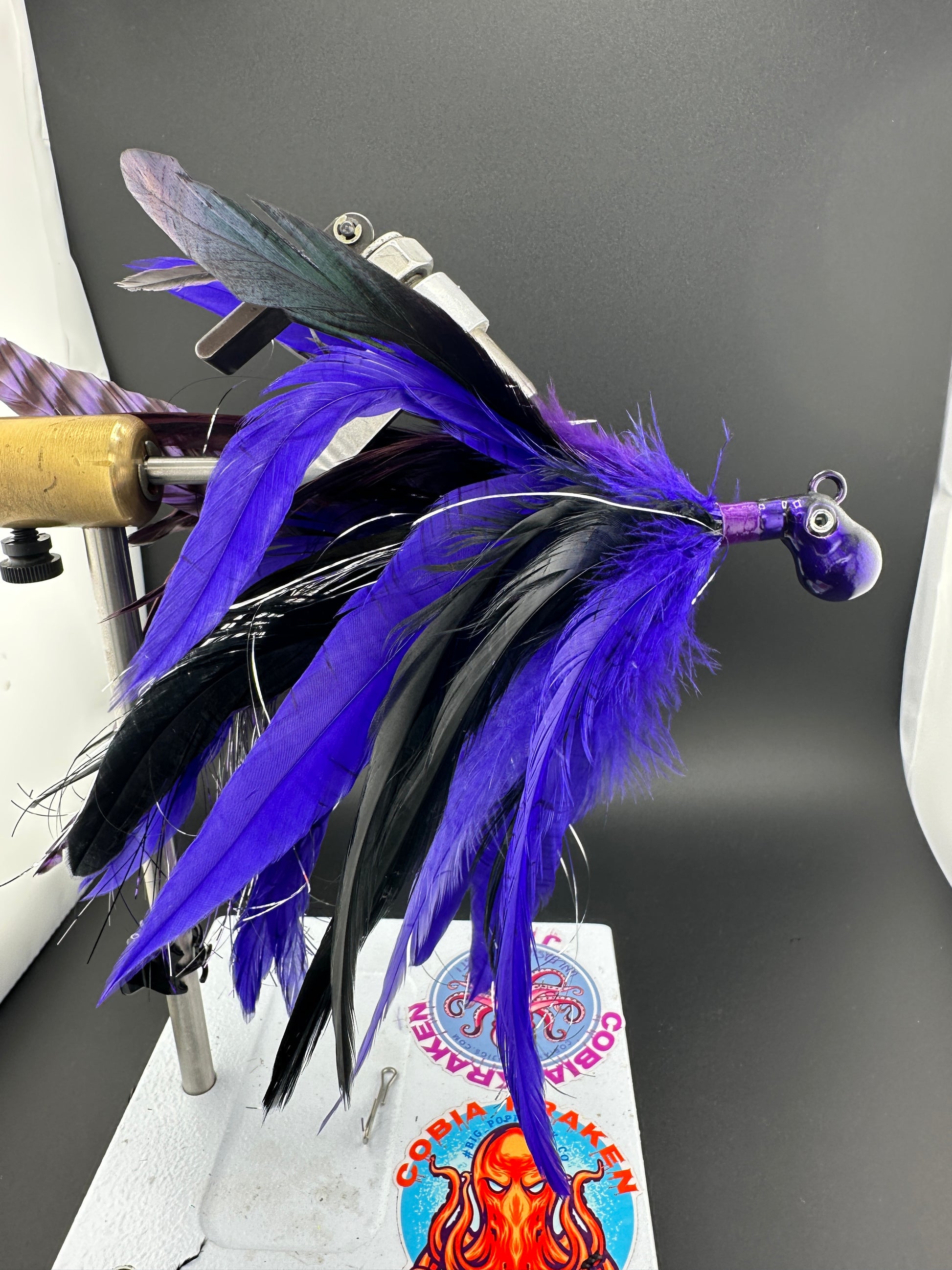 Black and Purple Cobia Fishing Jig