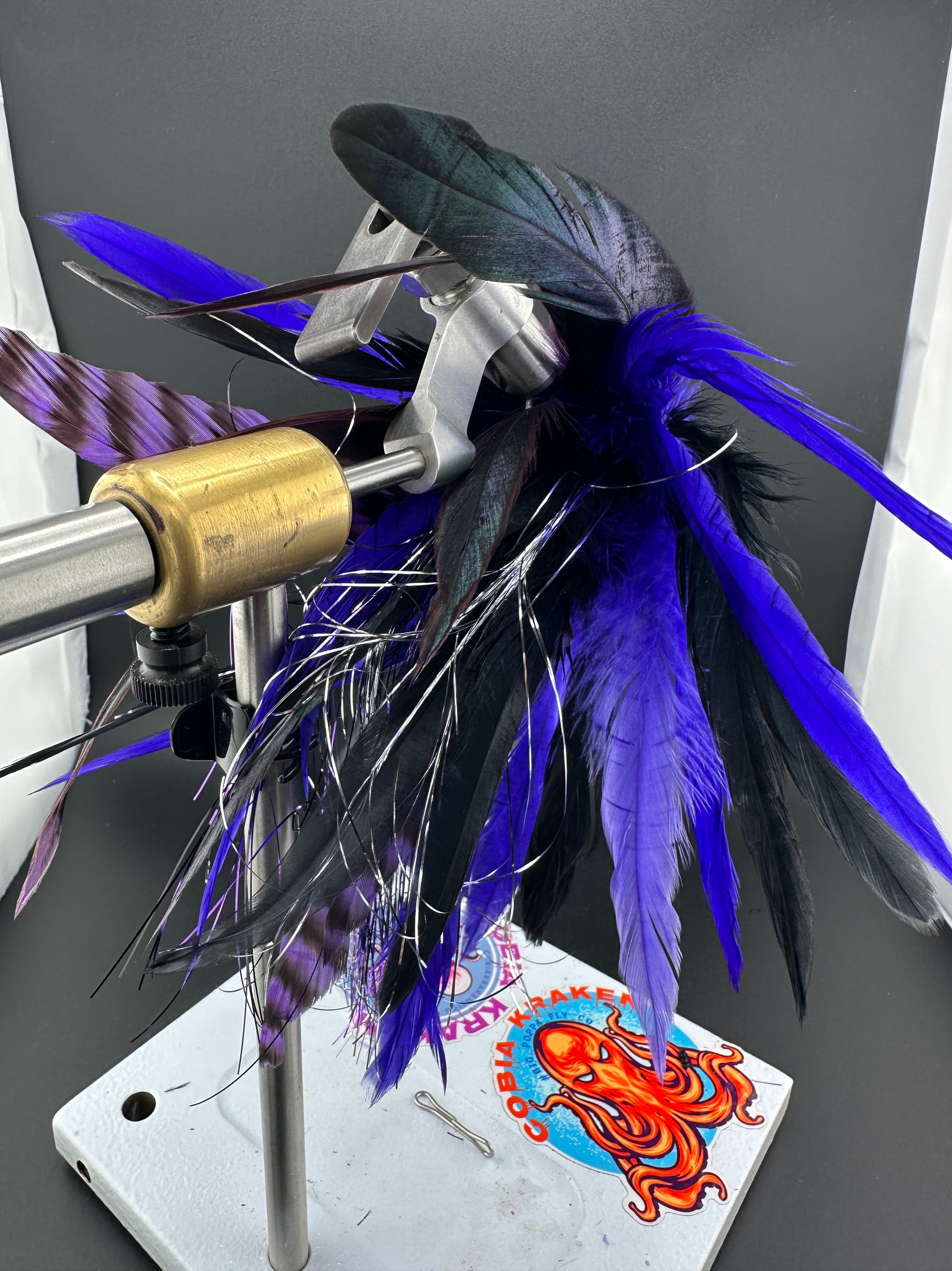 Black and Purple Chesapeake Bay Fishing Jig