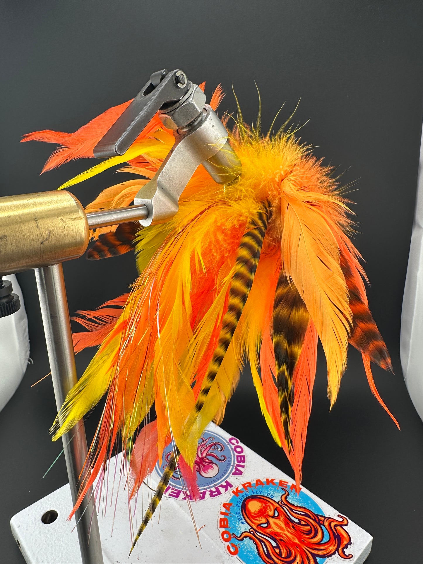 Fire Kraken v2.0 - Cobia Feather Jig #1045