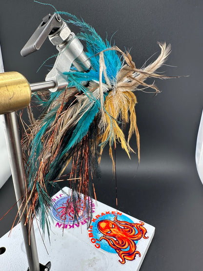 2oz Emu, Ostrich, and Bucktail #1055