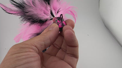 Pink and Black Cobia Jig